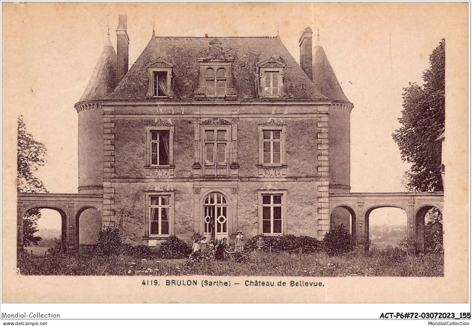 ACTP6-72-0573 - BRULON - Château De Bellevue - Brulon