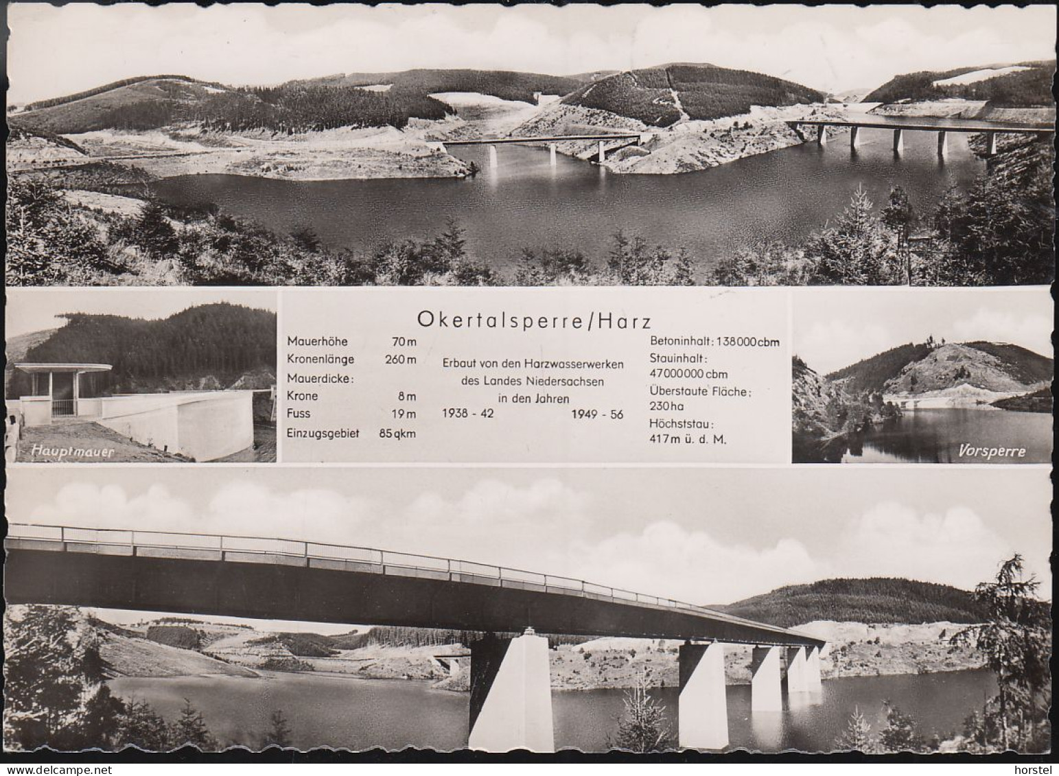 D-38707 Schulenberg - Okertalsperre (Oberharz) - Alte Ansichten - Storycard - Chronik - Geschichte - Altenau