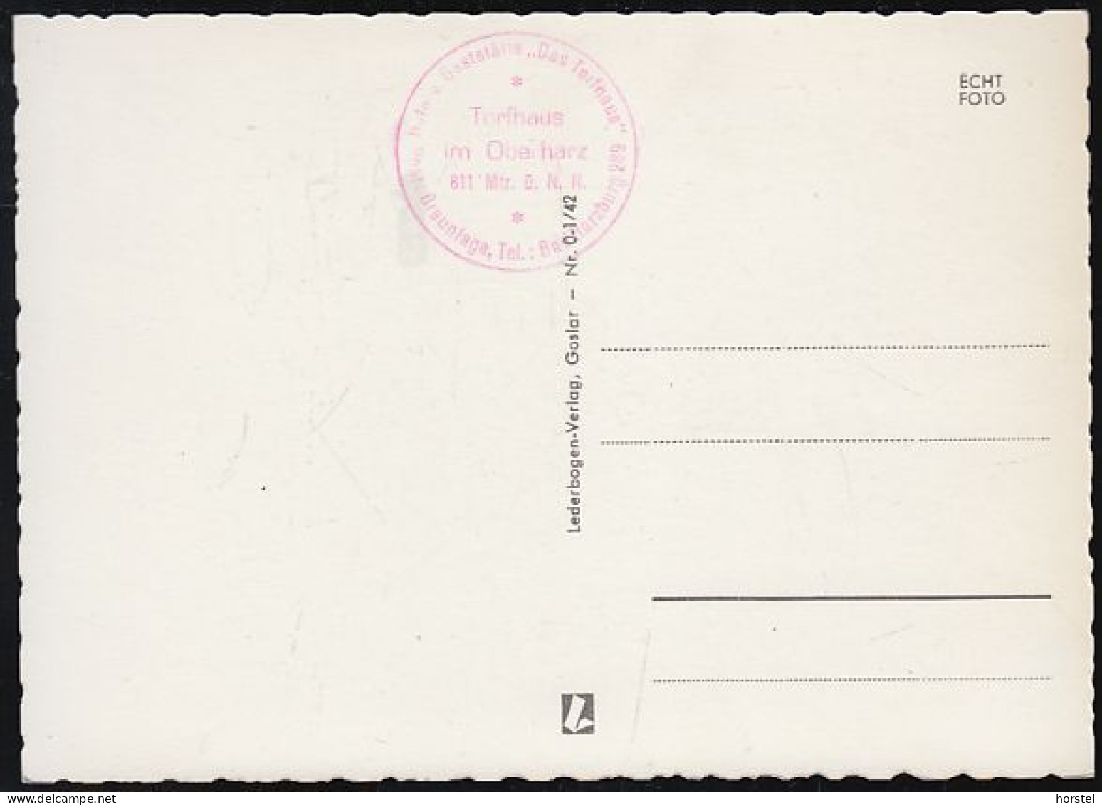 D-38707 Schulenberg - Okertalsperre (Oberharz) - Alte Ansichten - Storycard - Chronik - Geschichte - Altenau