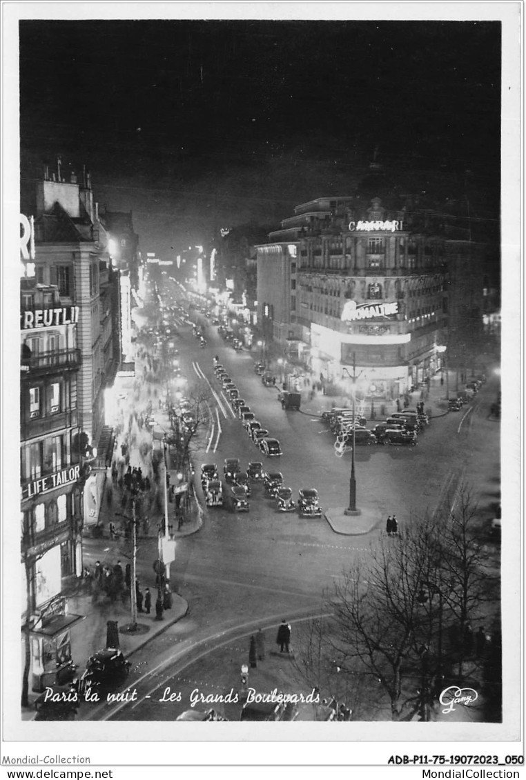 ADBP11-75-0857 - PARIS La Nuit - Les Grands Boulevards  - Paris La Nuit