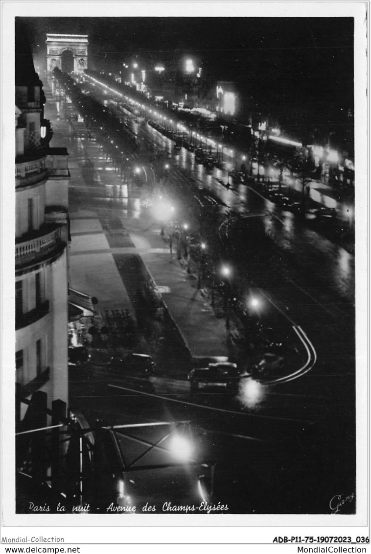 ADBP11-75-0850 - PARIS La Nuit - Avenue Des Champs-élysées  - París La Noche