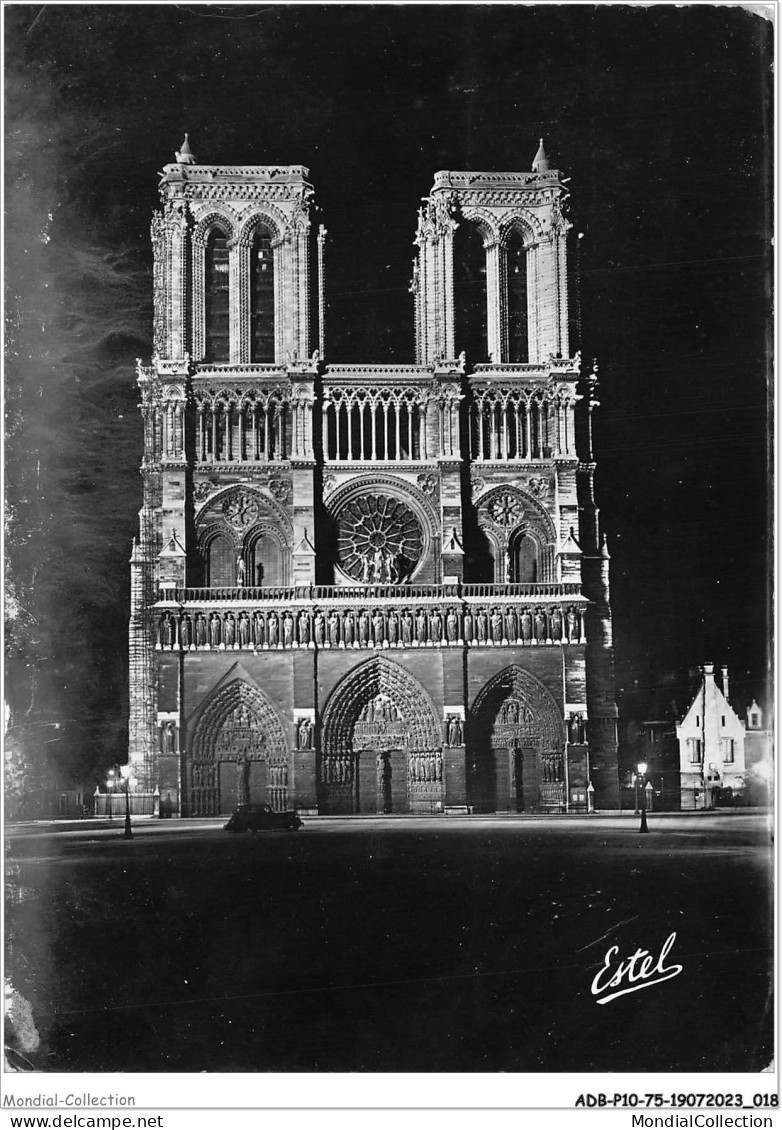 ADBP10-75-0781 - PARIS De Nuit - La Cathédrale Notre-dame De Paris  - Parigi By Night