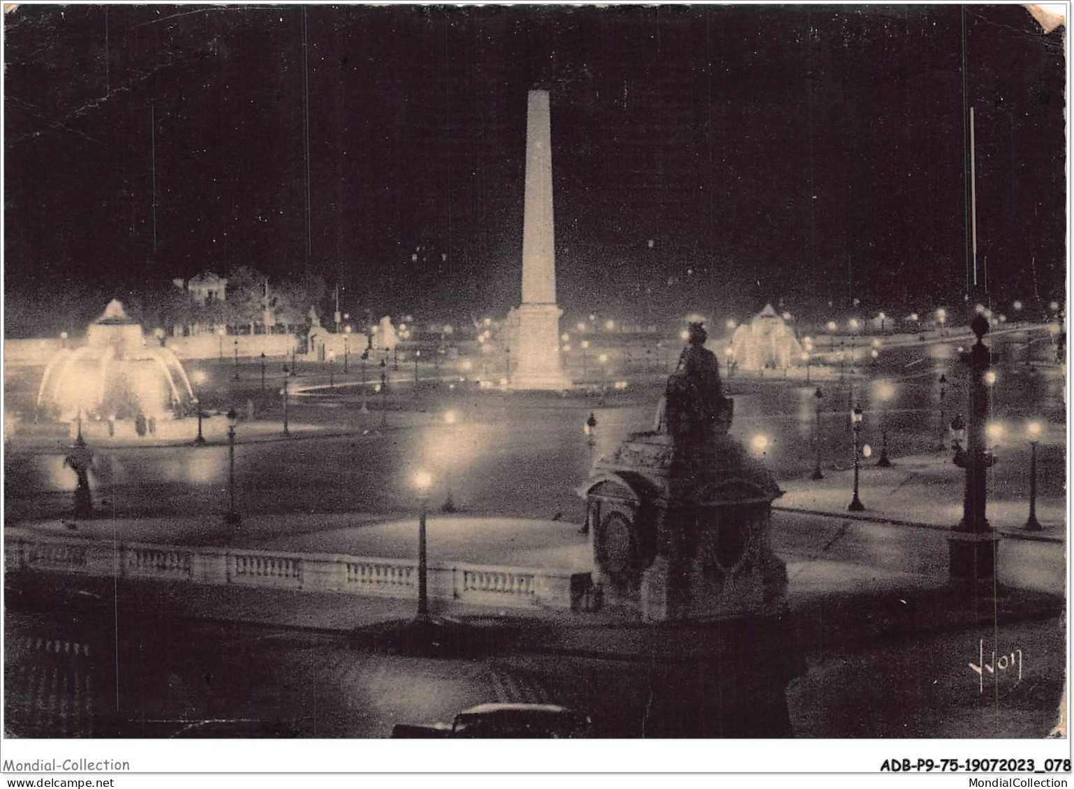 ADBP9-75-0747 - PARIS - Place De La Concorde - París La Noche