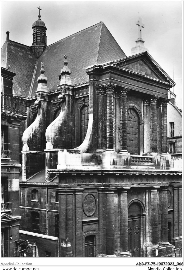 ADBP7-75-0596 - église Reformée De L'oratoire - Rue Saint-honoré - Le Grand Portail - Eglises