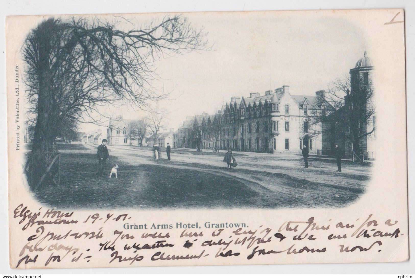 Grantown-on-Spey Scotland Grant Arms Hôtel 1901 - Moray