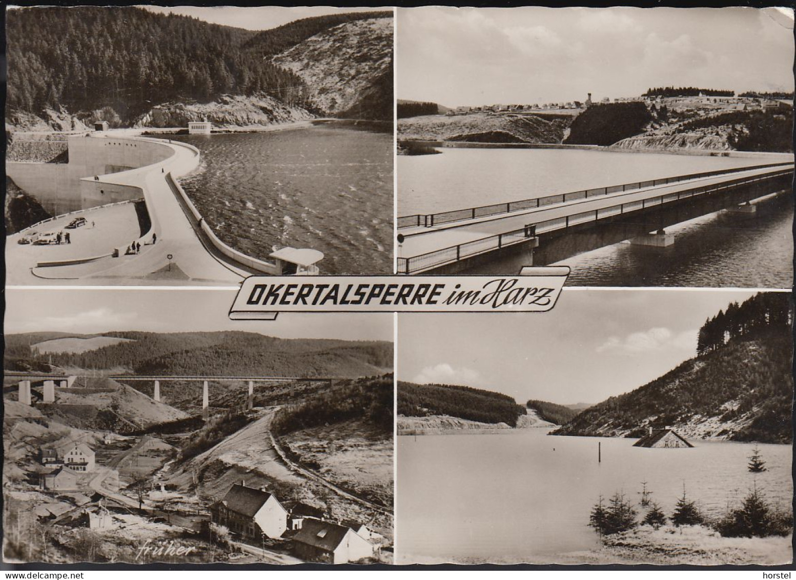 D-38707 Schulenberg - Okertalsperre (Oberharz) - Hotel-Gaststätte "Tanneck" - Früher - Heute - Nice Stamp - Altenau