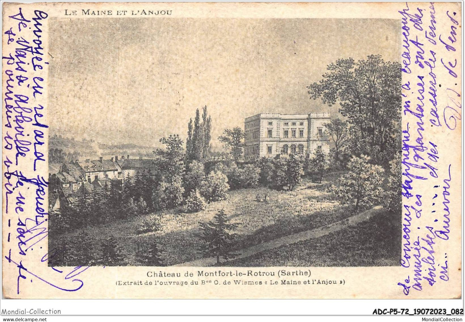 ADCP5-72-0448 - Château De MONTFORT-LE-ROTROU  - Montfort Le Gesnois