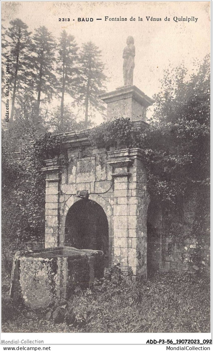 ADDP3-56-0239 - BAUD - Fontaine De La Vénus De Quinipily - Baud