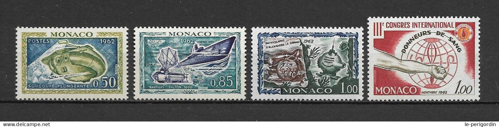 Monaco Année Complete 1962 , Neuve , ** , Sans Charniere , Ttb . - Komplette Jahrgänge