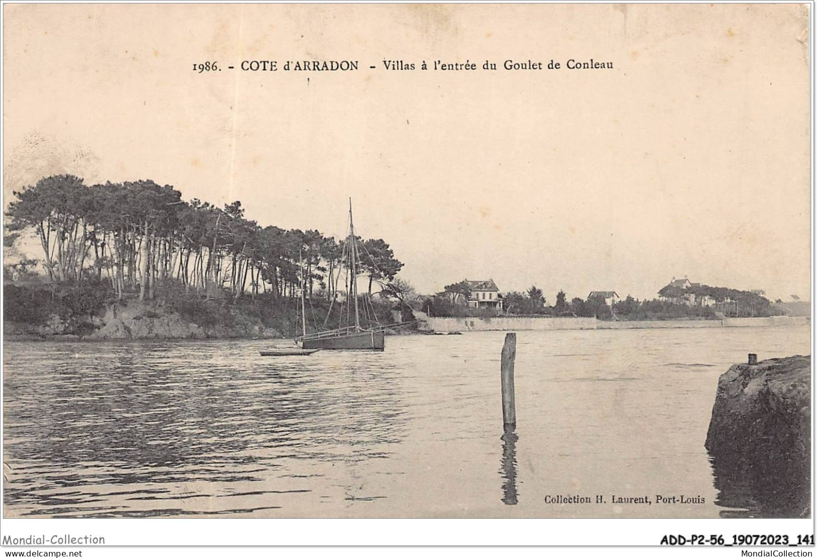 ADDP2-56-0159 - COTE D'ARRADON - Villas à L'entrée Du Goulet De Conleau - Arradon