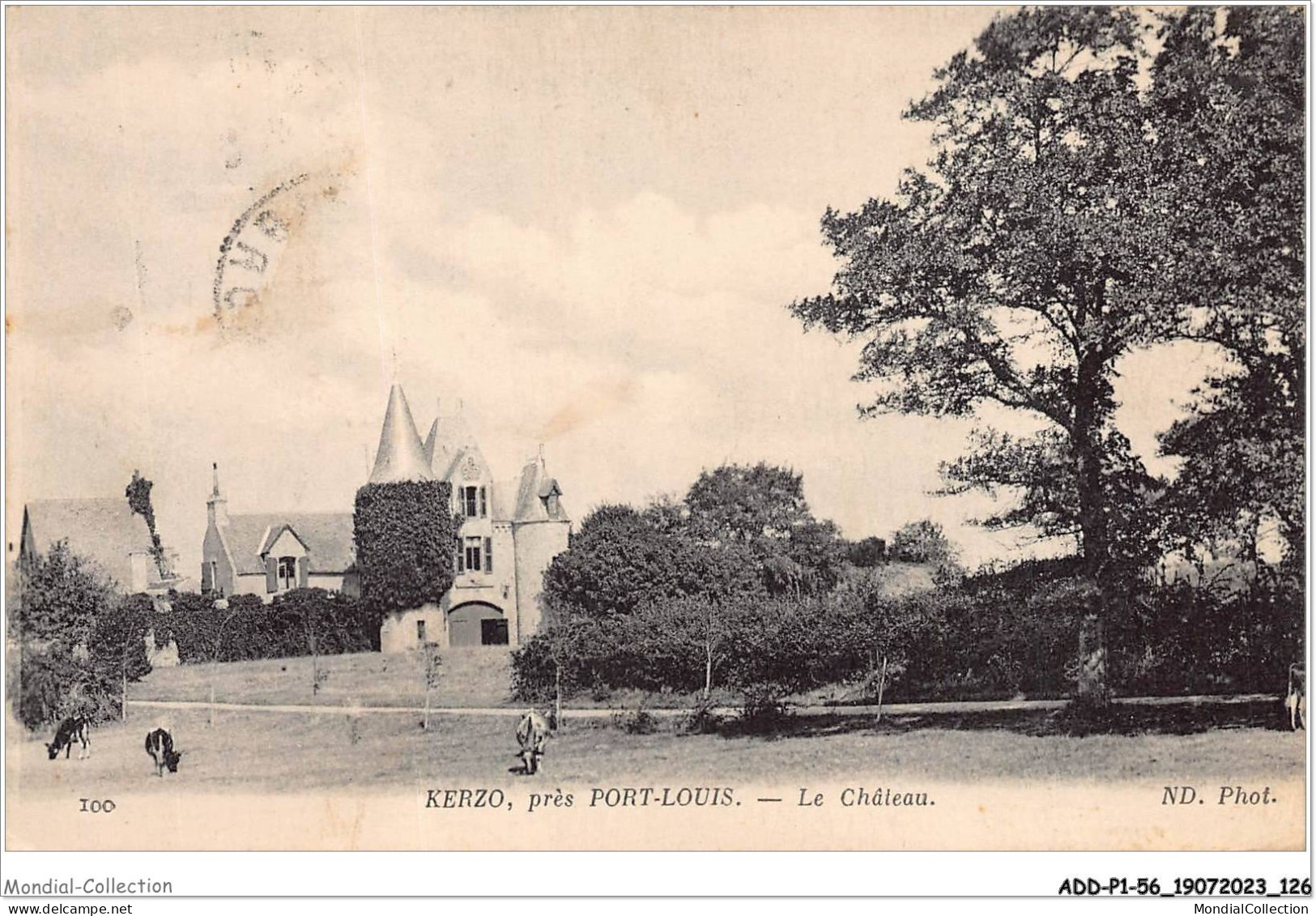 ADDP1-56-0064 - KERZO - Près PORT LOUIS - Le Château - Port Louis
