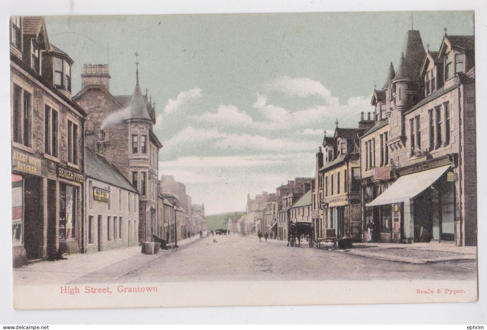 Grantown-on-Spey Scotland High Street Beale Pyper - Moray