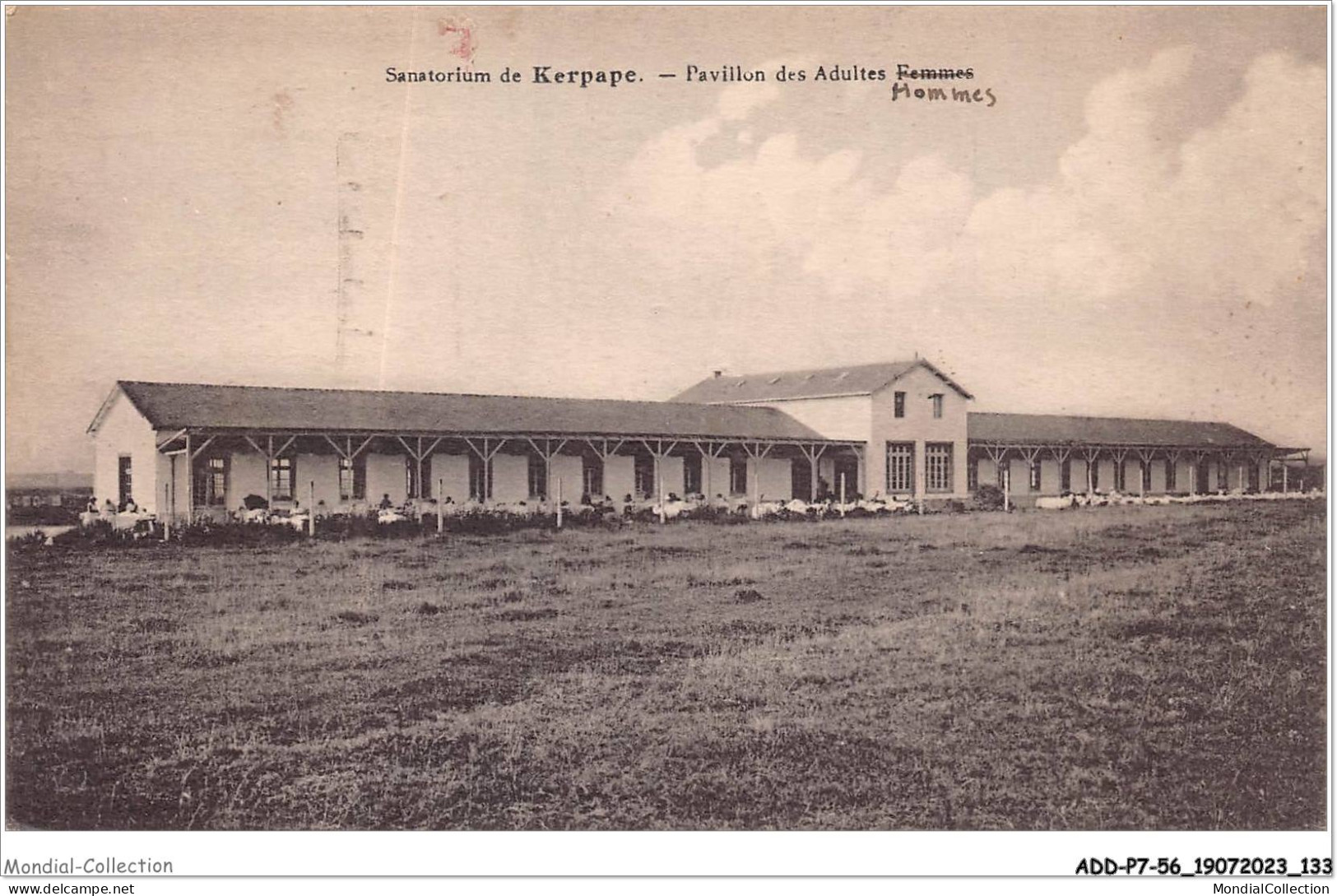 ADDP7-56-0645 - SANATORIUM DE KERPAPE - Pavillon Des Adultes Hommes - Ploemeur