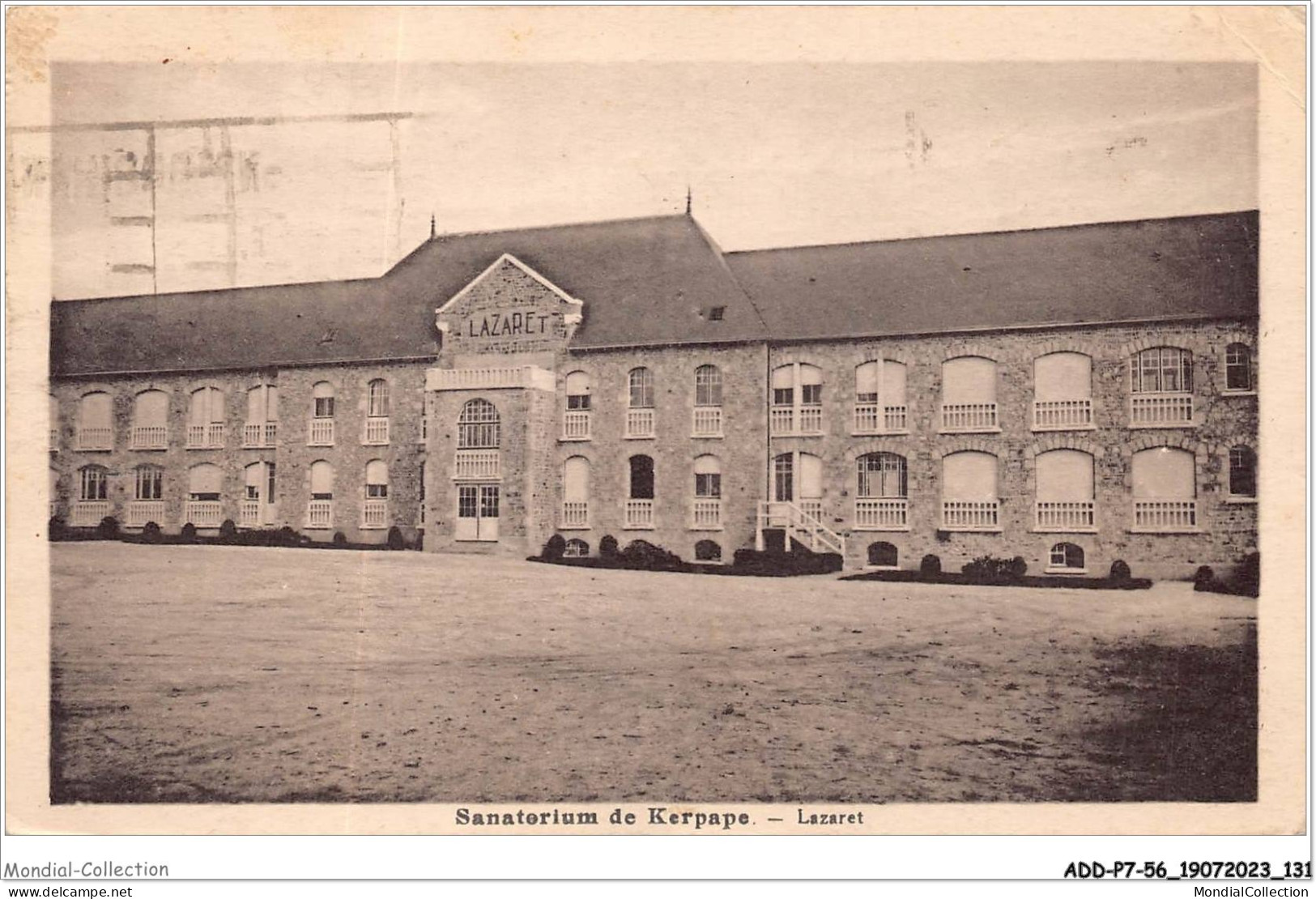 ADDP7-56-0644 - SANATORIUM DE KERPAPE - Lazaret PLOEMEUR - Plömeur