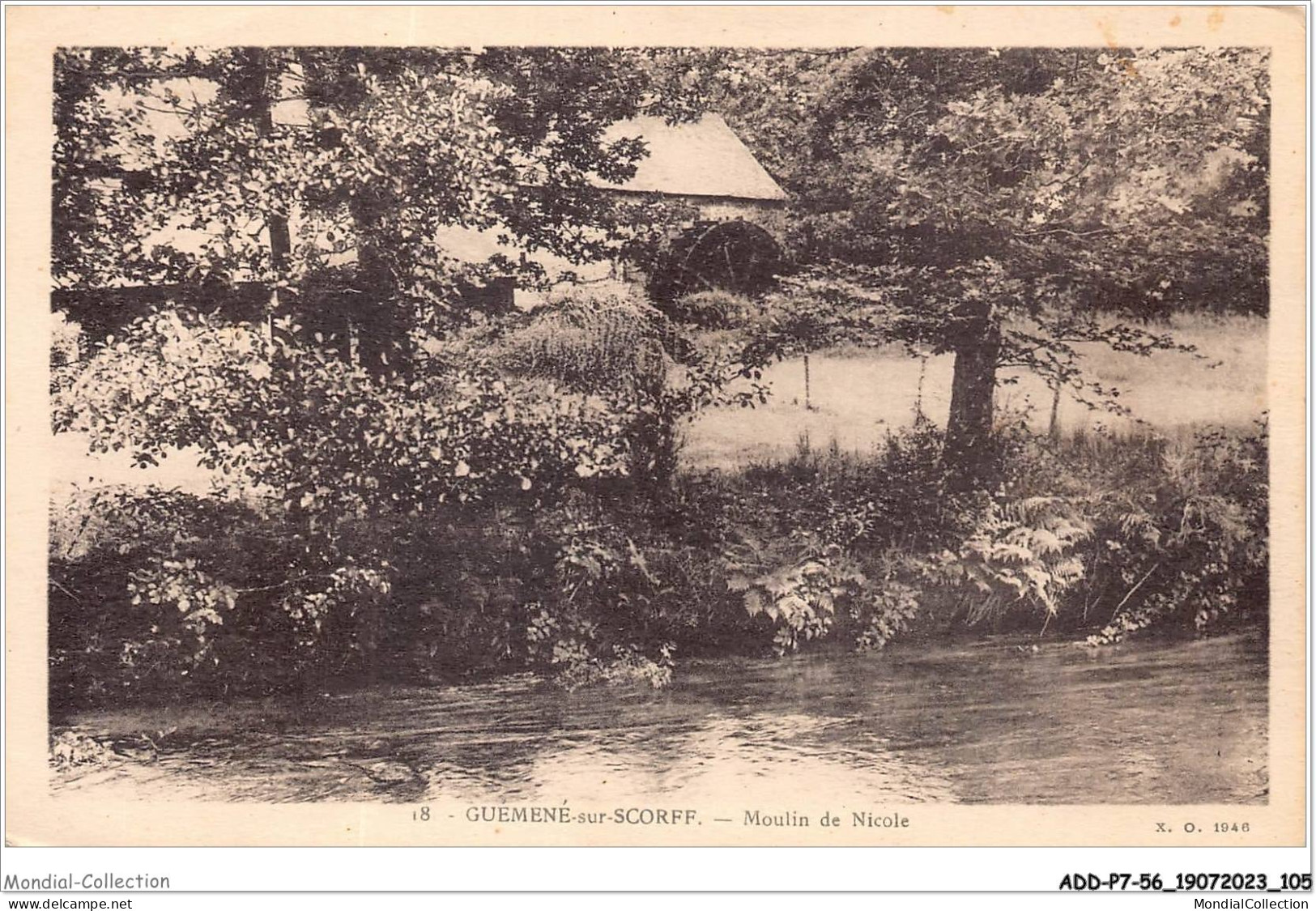 ADDP7-56-0631 - GUEMENE-SUR-SCORFF - Moulin De Nicole - Guemene Sur Scorff