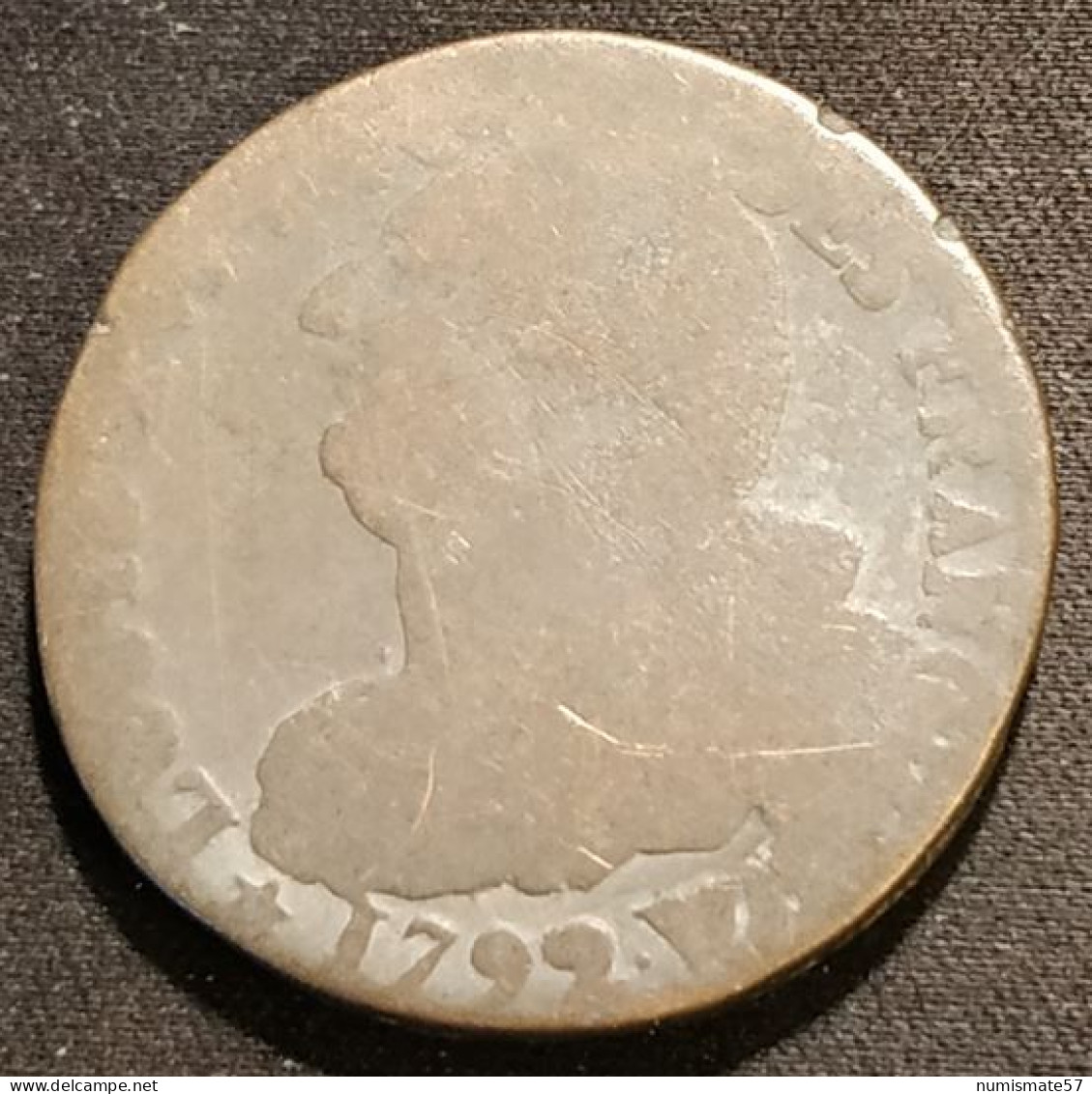 FRANCE - 2 SOLS 1792 W Dit "au Faisceau" Type François - Louis XVI - Gad 25 - KM 603 - Altri & Non Classificati