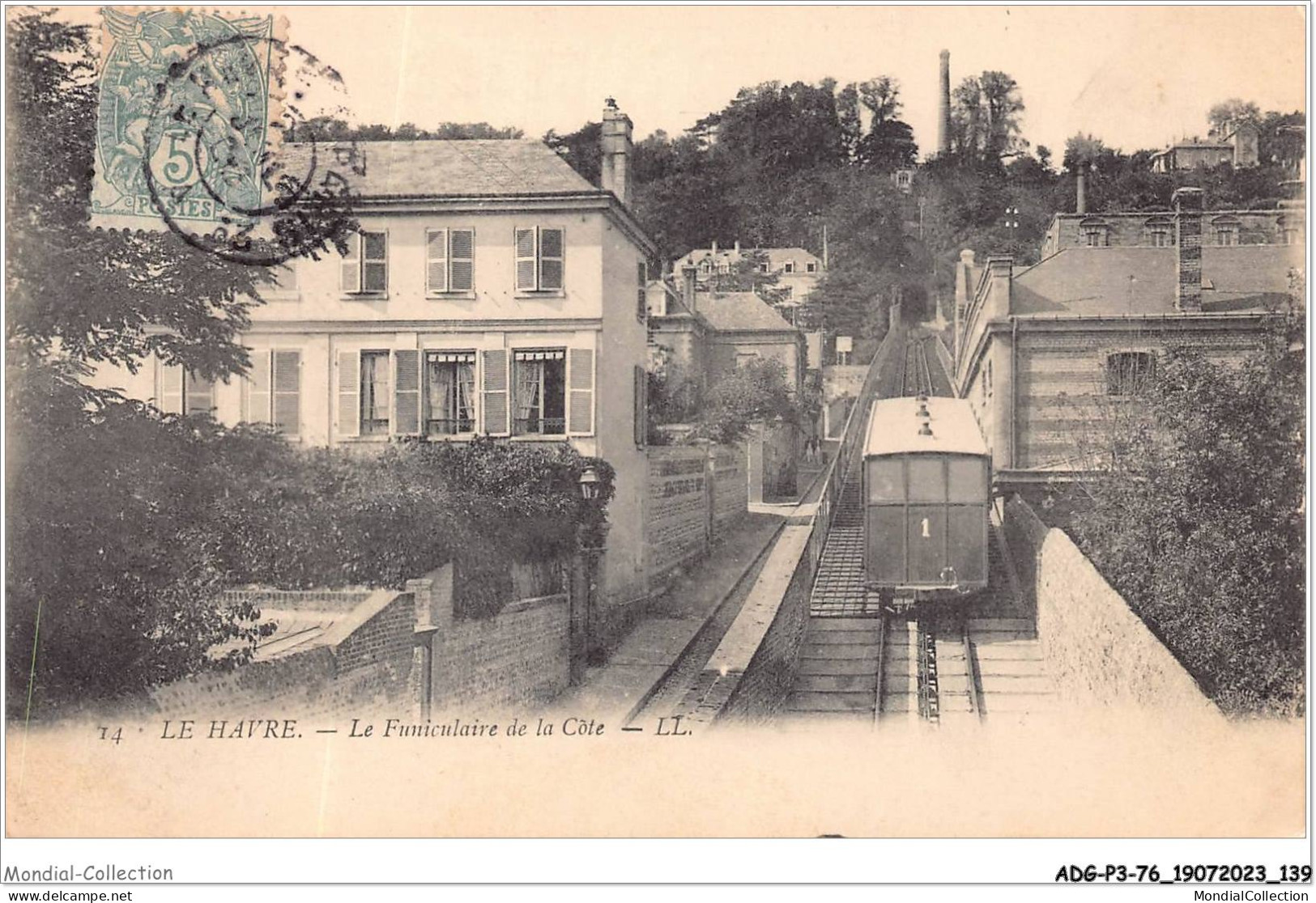 ADGP3-76-0222 - LE HAVRE - Le Funiculaire De La Côte  - Gare