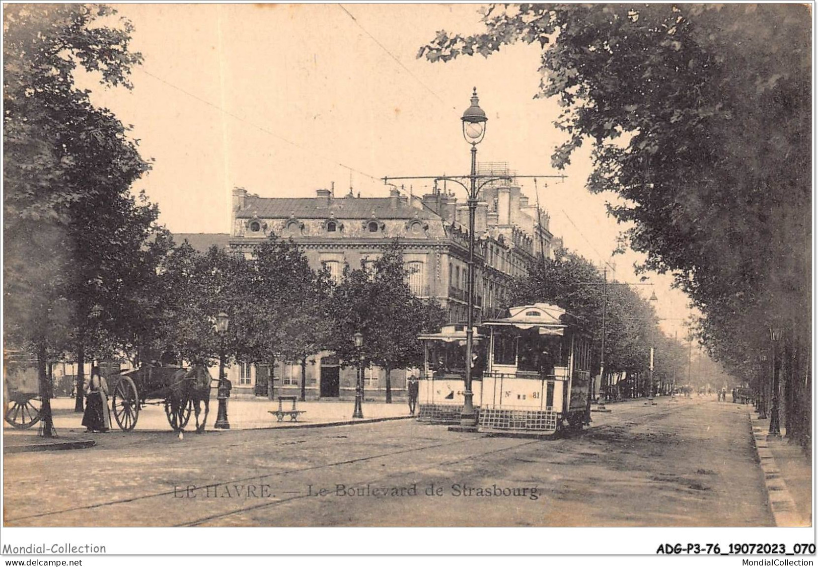 ADGP3-76-0187 - LE HAVRE - Le Boulevard De Strasbourg  - Gare