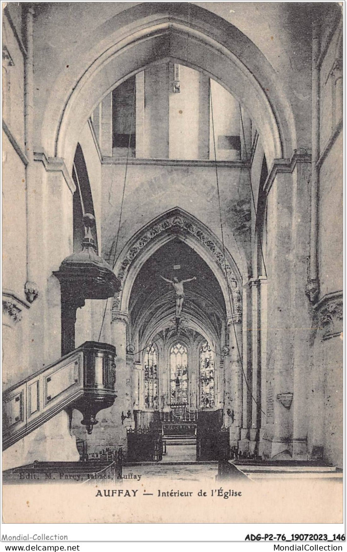 ADGP2-76-0149 - AUFFAY - Intérieur De L'église  - Auffay