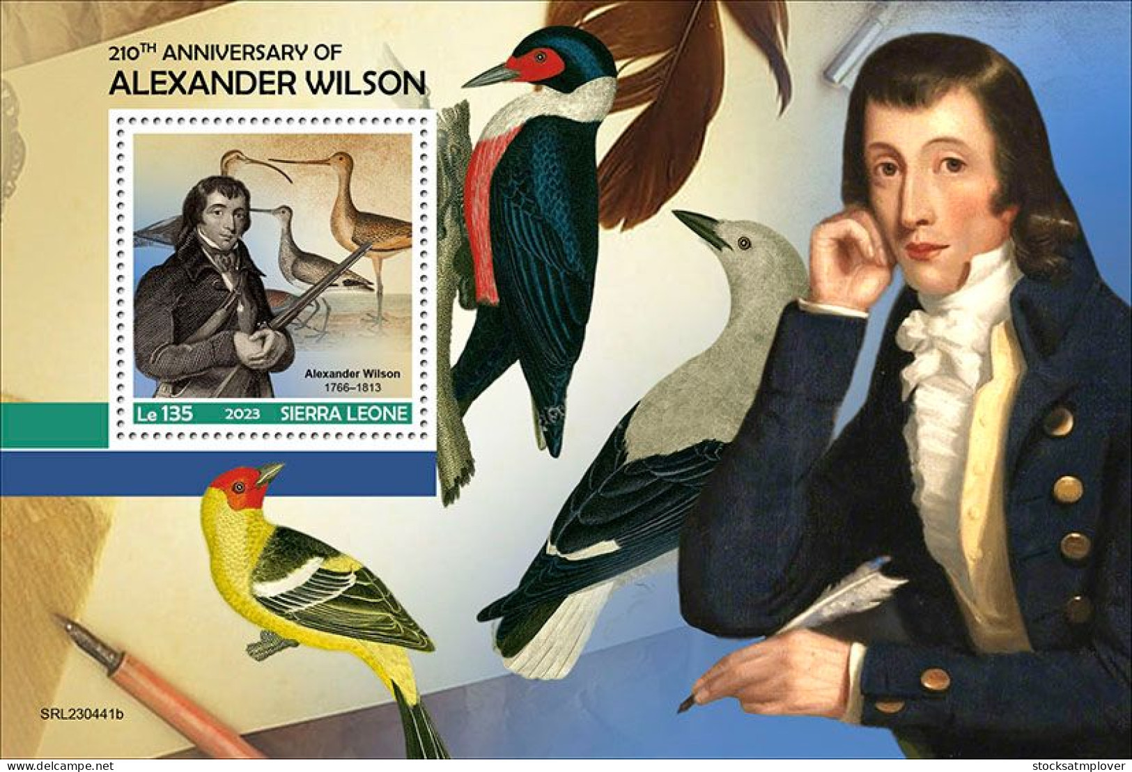 Sierra Leone 2023  Birds 210th Memorial Anniversary Of Alexander Wilson S202402 - Sierra Leone (1961-...)