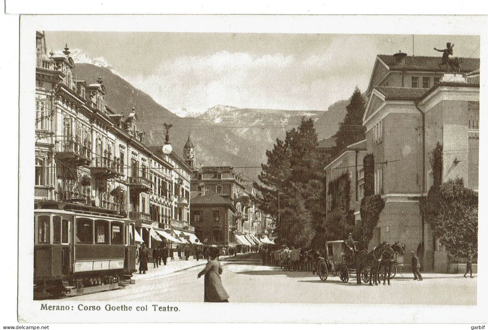 Merano - Corso Goethe Col Teatro - Tram - Fp Nv - Merano