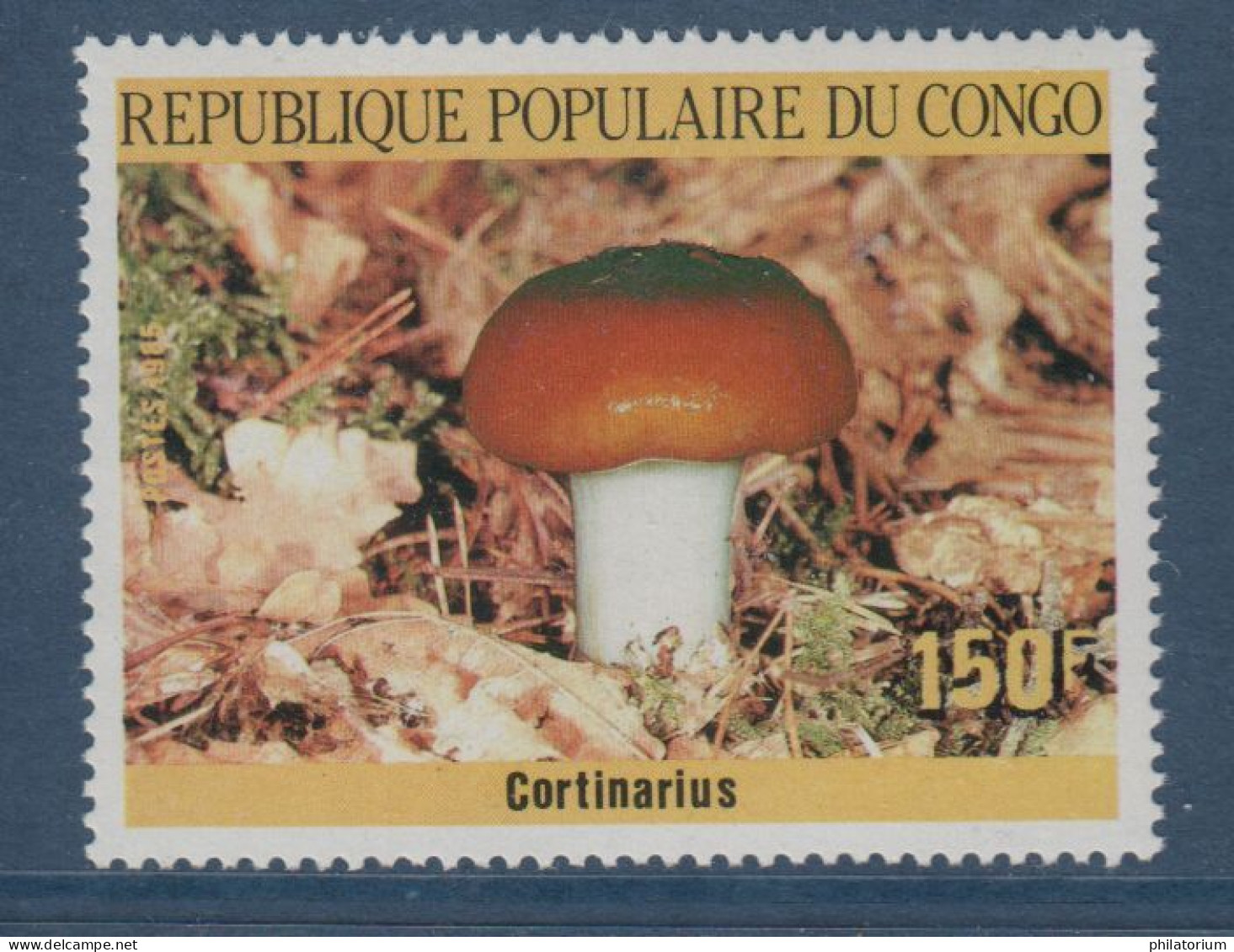 Congo, **, Yv 765, Mi 1017, SG 1008, Champignon, Cortinarius, - Nuevas/fijasellos