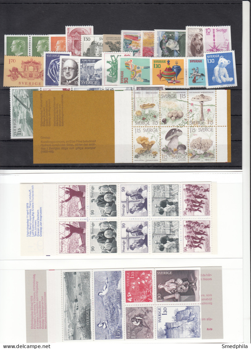 Sweden 1978 - Full Year MNH ** - Années Complètes