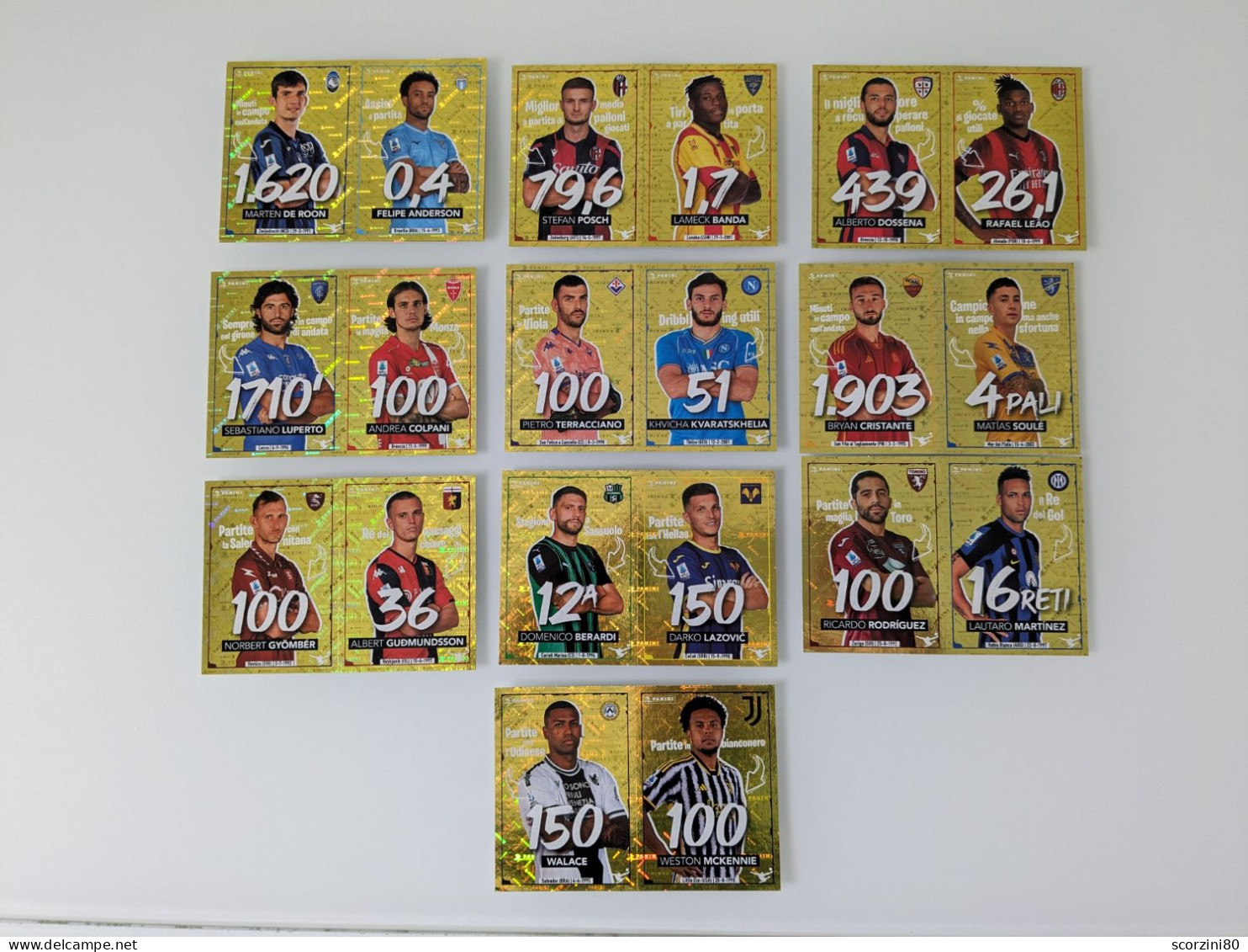 Figurine Calciatori Panini 2023-2024 Lotto Con Variant E Cards - Uniformes Recordatorios & Misc