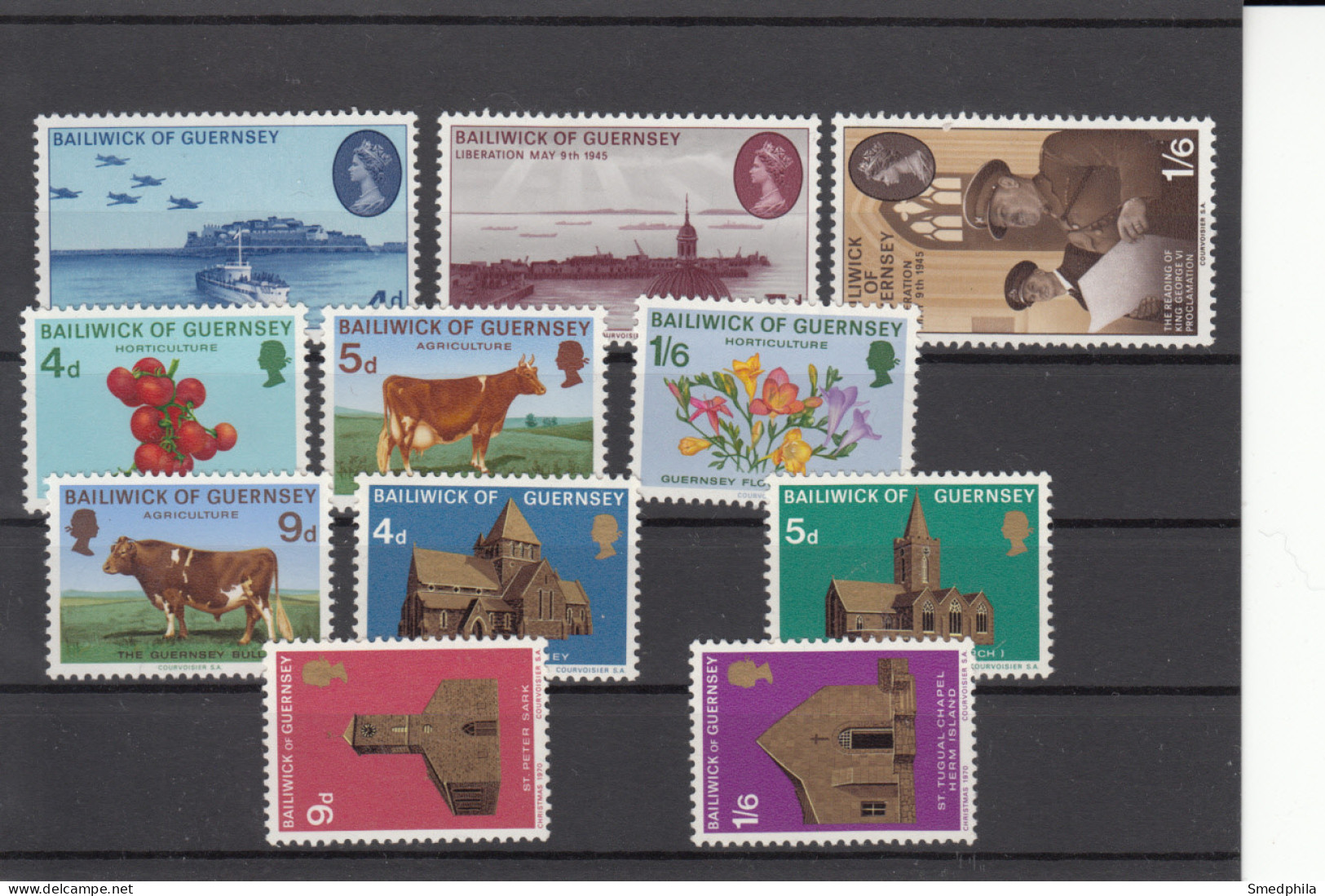 Guernsey 1970 - Full Year MNH ** - Guernsey