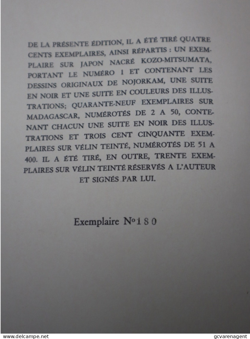 LES JOURS PURS - POEMES ET RECITS - GENTSE SCHRIJVER CL.MORRAYE - ILLUSTR. DE NOJORKAM - MOOIE STAAT - 23 X 17 CM - Other & Unclassified