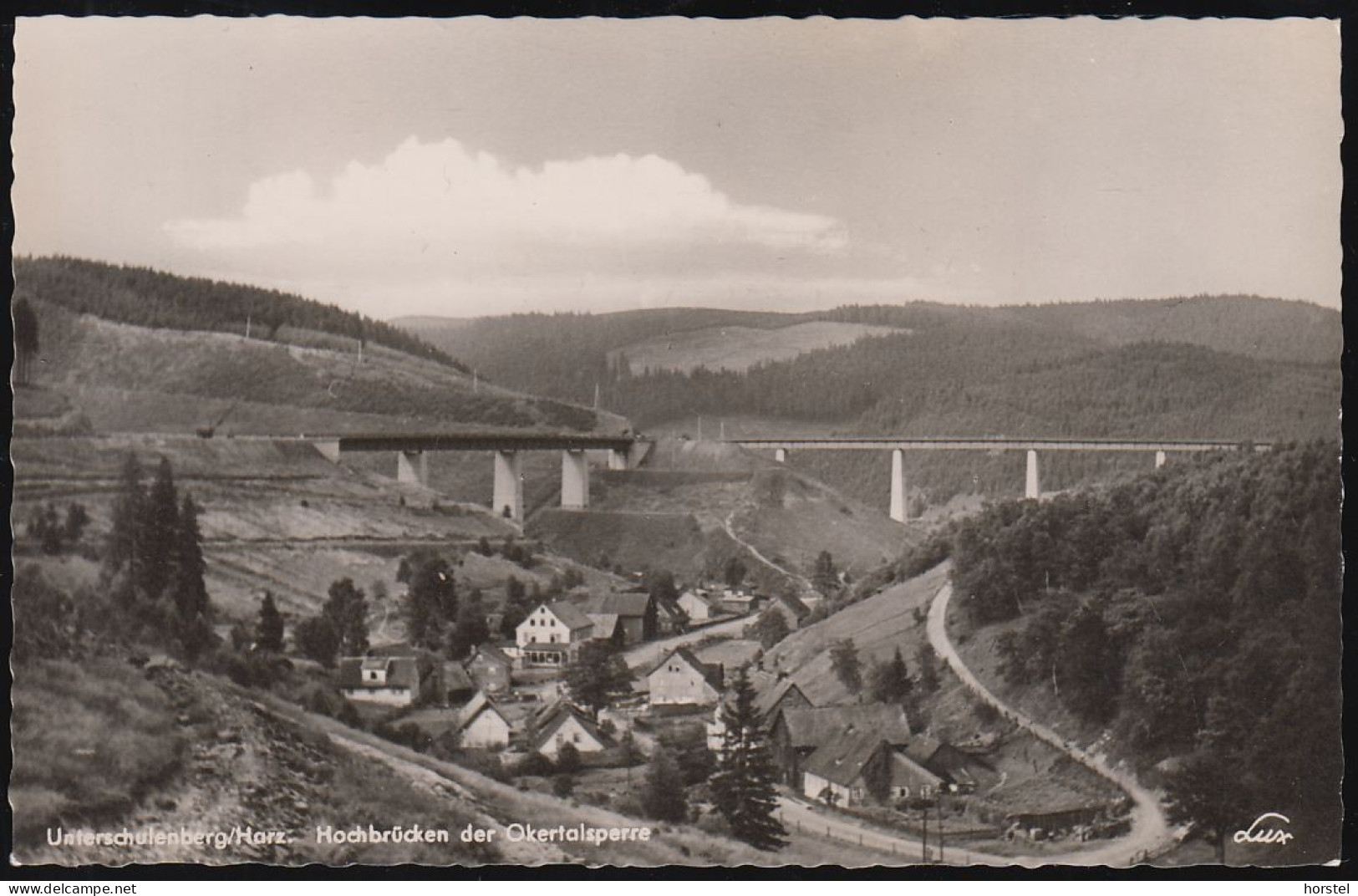 D-38707 Schulenberg - Unterschulenberg Vor Der Flutung - Hochbrücken In Bau - Altenau