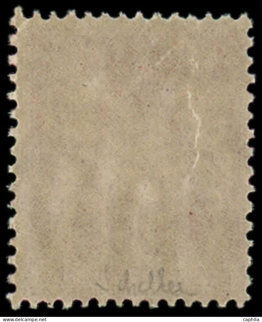 FRANCE Poste ** - 104, N Sous B, Signé Scheller, Luxe: 50c. Sage Rose - Cote: 600 - 1898-1900 Sage (Type III)