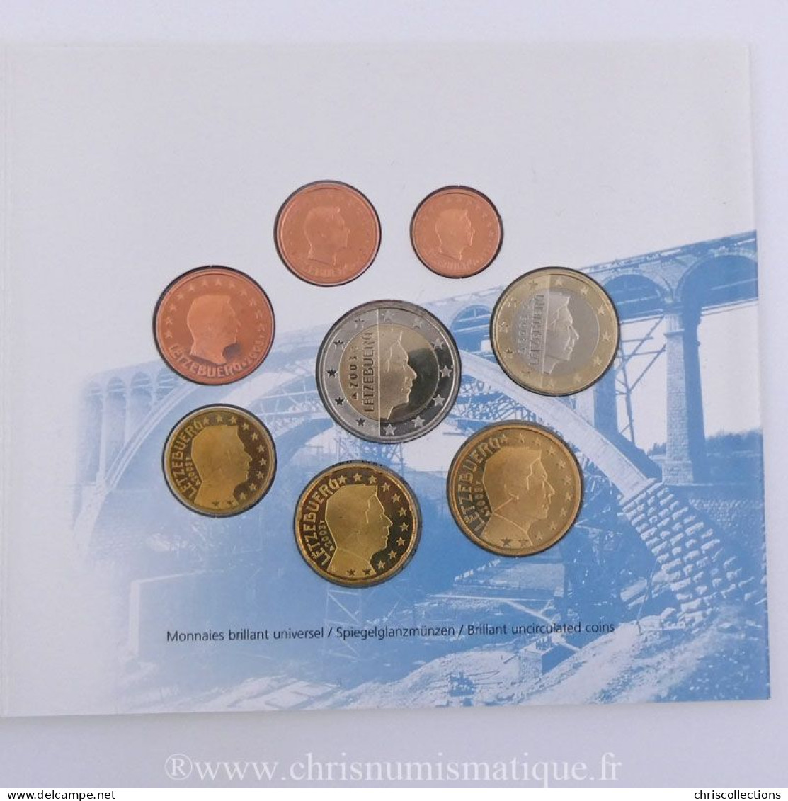 Euro, Luxembourg, Coffret BU 2003 - Lussemburgo