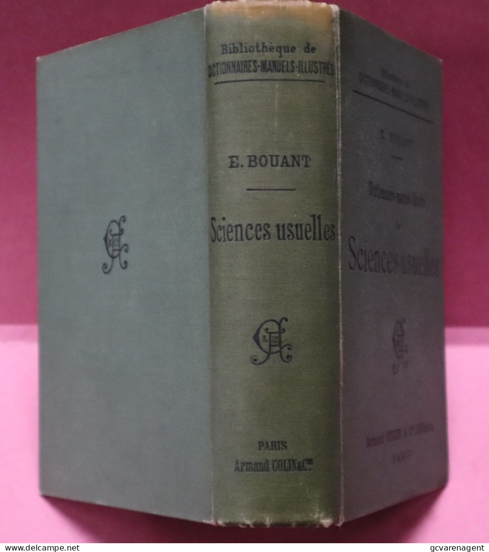 DICTIONNAIRE MANUEL ILLUSTRE DES SCIENCES USUELLES  1897 - BON ETAT - 807 PAGES - 19 X 13 X 4.5 CM  VOIR IMAGES - Wissenschaft