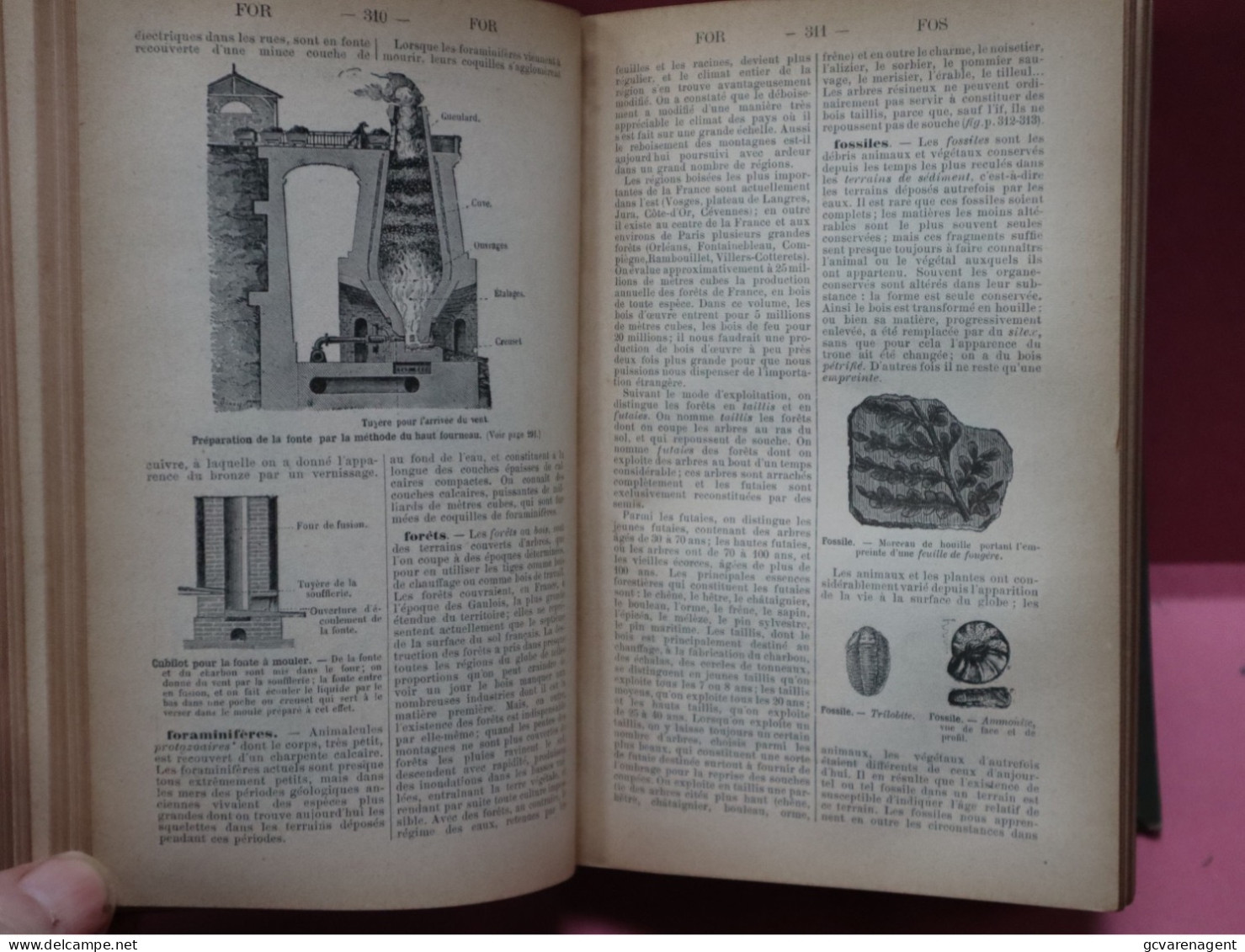 DICTIONNAIRE MANUEL ILLUSTRE DES SCIENCES USUELLES  1897 - BON ETAT - 807 PAGES - 19 X 13 X 4.5 CM  VOIR IMAGES