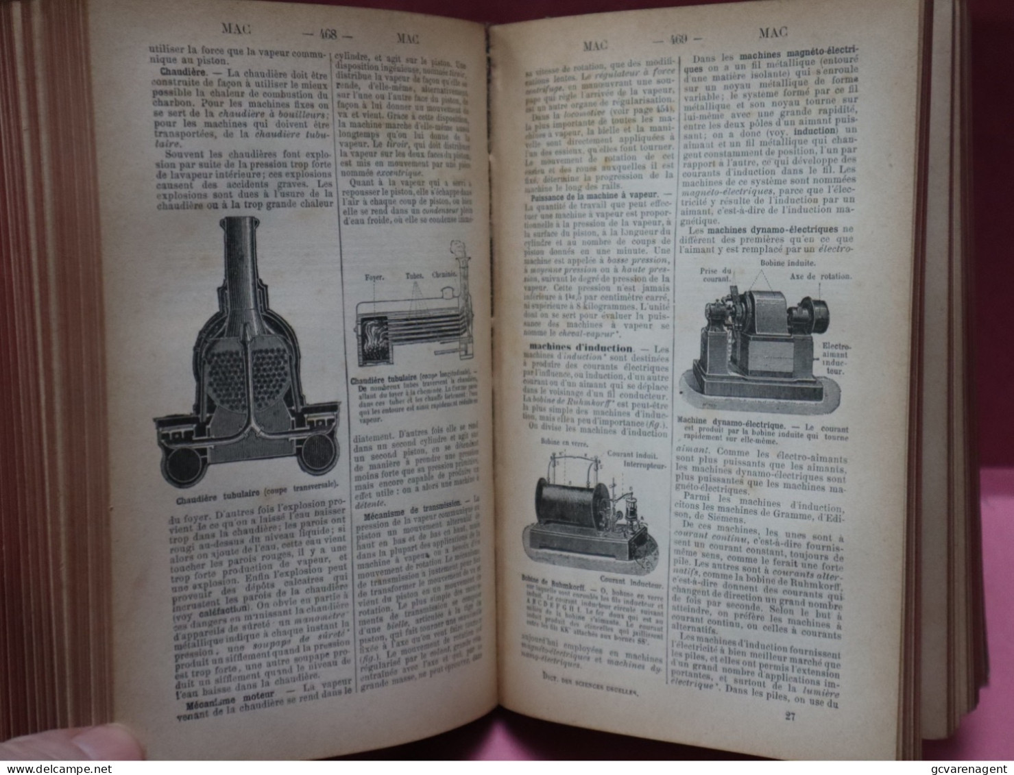 DICTIONNAIRE MANUEL ILLUSTRE DES SCIENCES USUELLES  1897 - BON ETAT - 807 PAGES - 19 X 13 X 4.5 CM  VOIR IMAGES