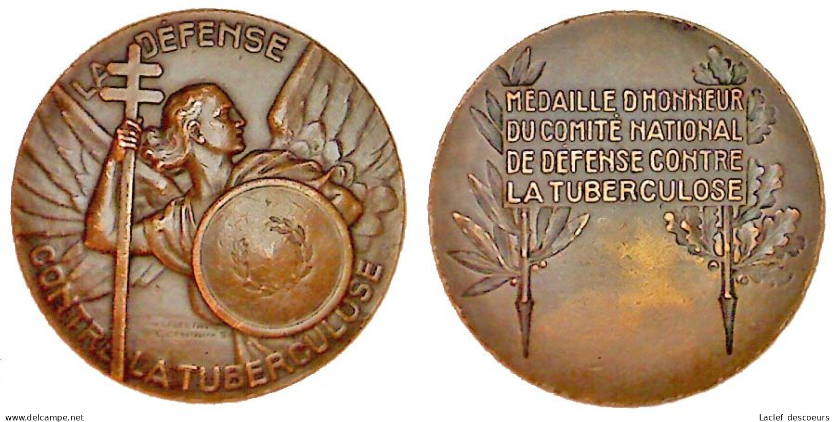 Médaille D’honneur, Comité National De Défense Contre La Tuberculose. - Professionals/Firms