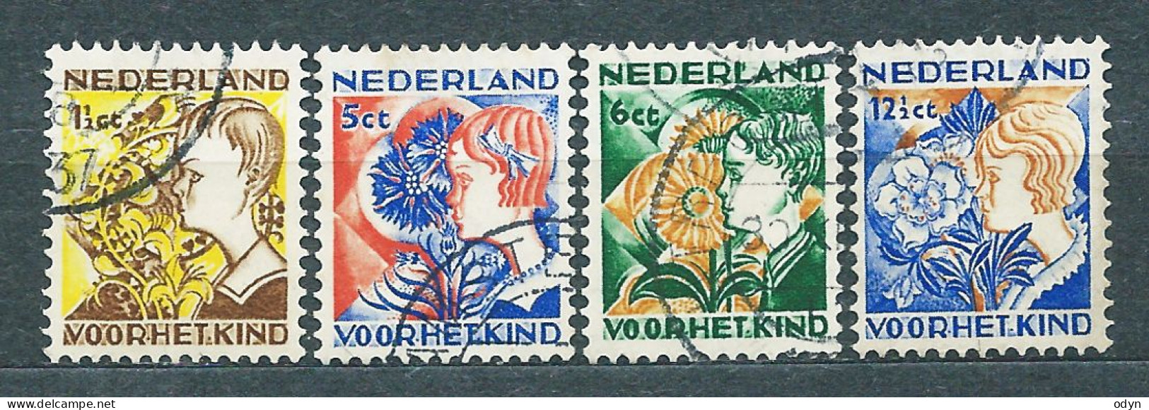 Netherlands, 1932-33, 2 Complete Sets MiNr 253-256 + 268-271 - Used - Oblitérés