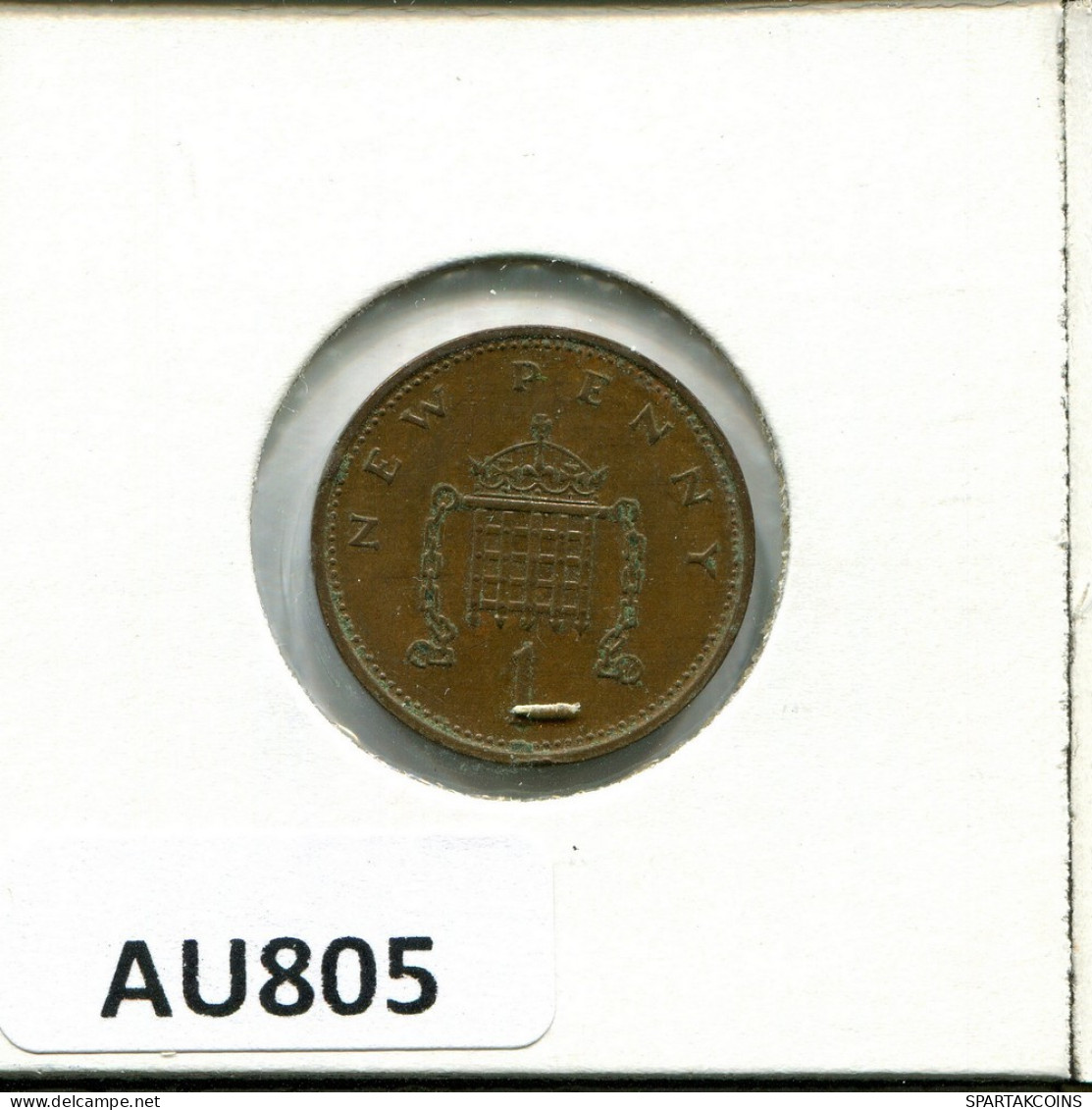 NEW PENNY 1978 UK GBAN BRETAÑA GREAT BRITAIN Moneda #AU805.E.A - 1 Penny & 1 New Penny