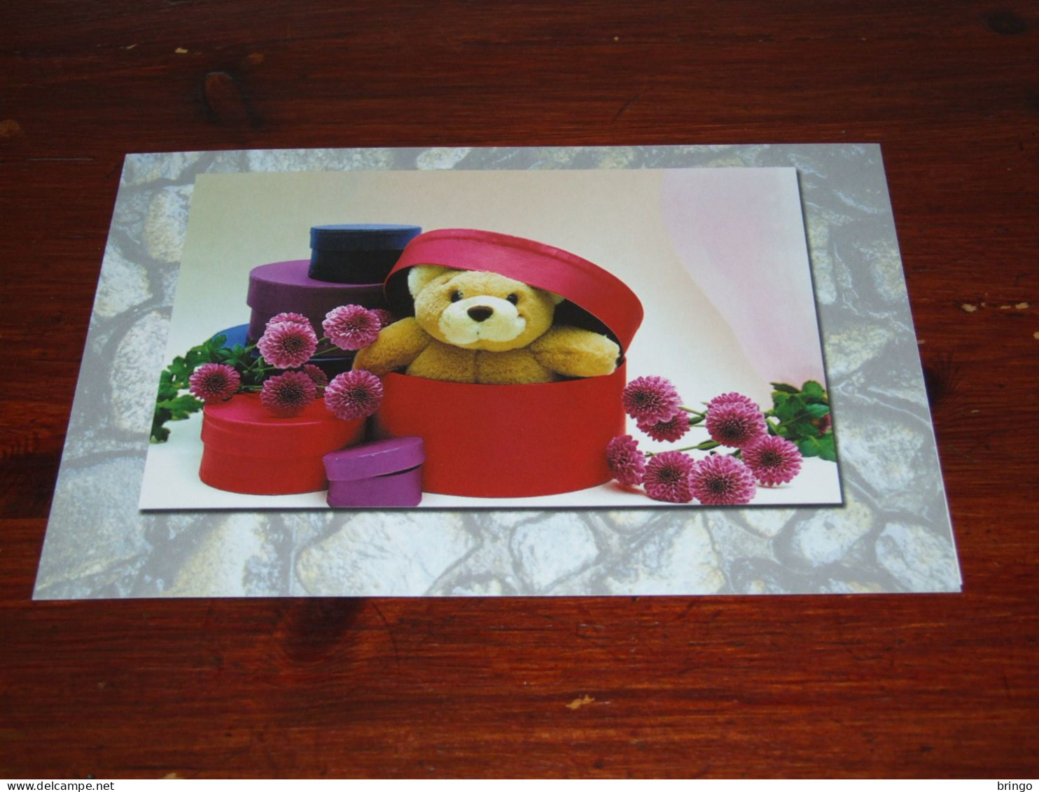 73008-      CA. 12 X 17,5 CM. DOUBLE CARD - BEREN / BEARS / BÄREN / OURS / ORSI / TEDDYBEARS - Jeux Et Jouets