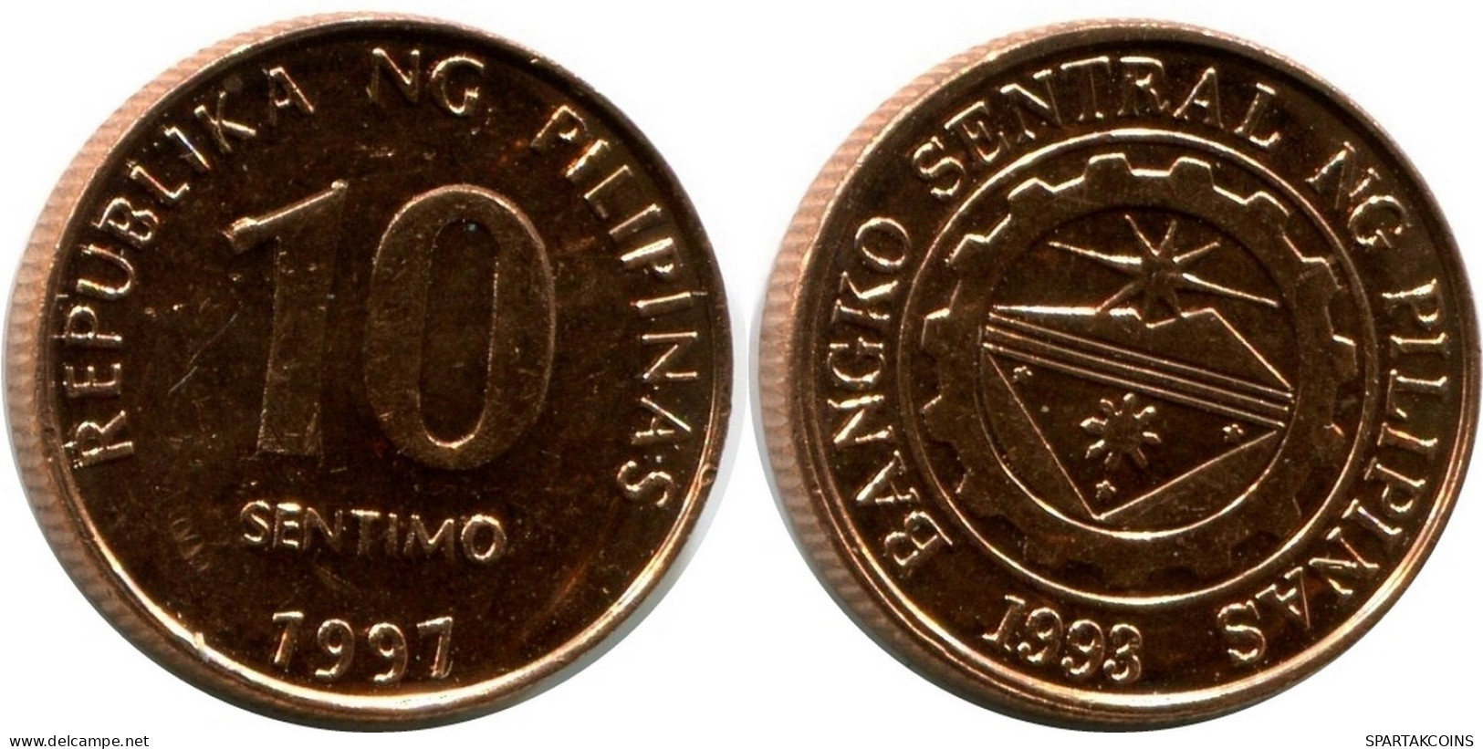10 CENTIMO 1997 PHILIPPINES UNC Pièce #M10005.F.A - Philippinen