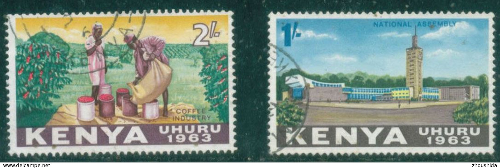 Kenya Definitive X 2 Fine Used - Kenya (1963-...)