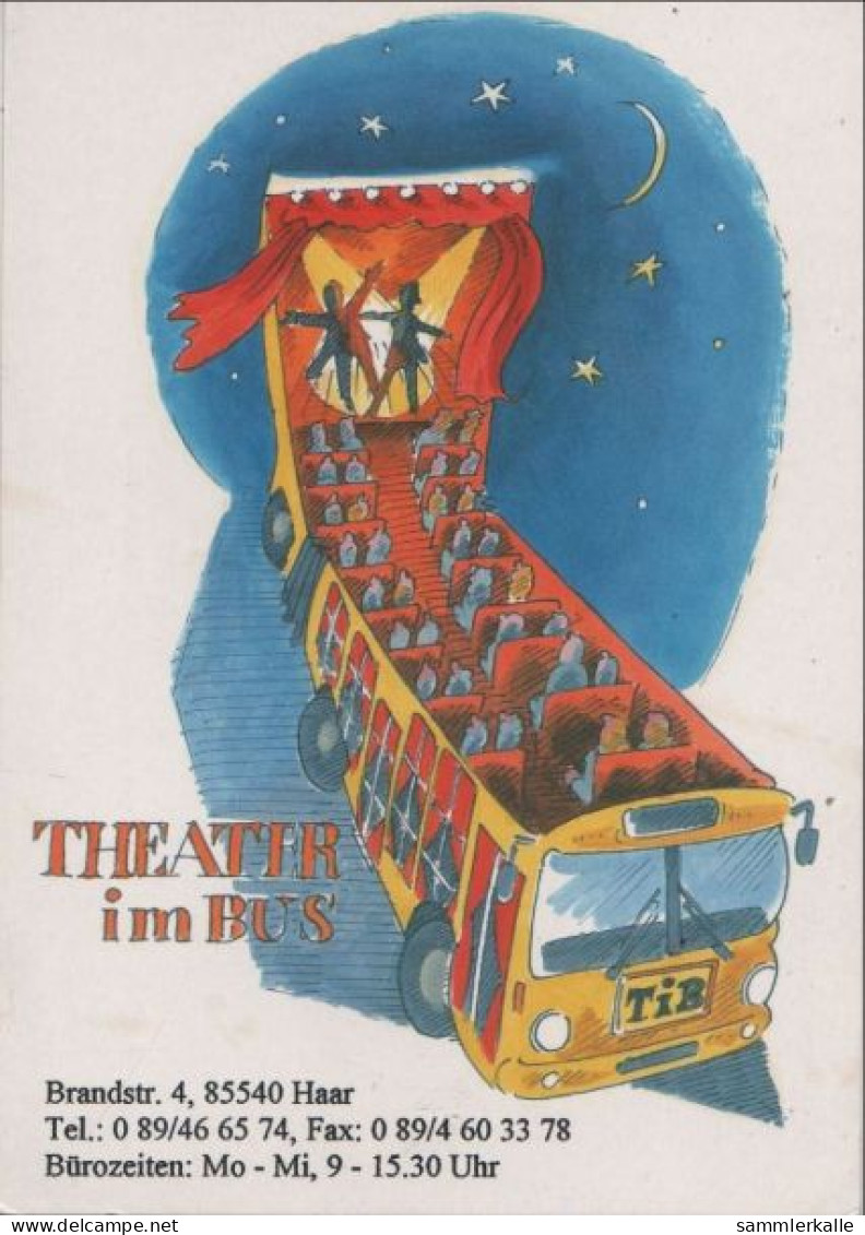 116832 - Theater Im Bus Werbekarte - Advertising