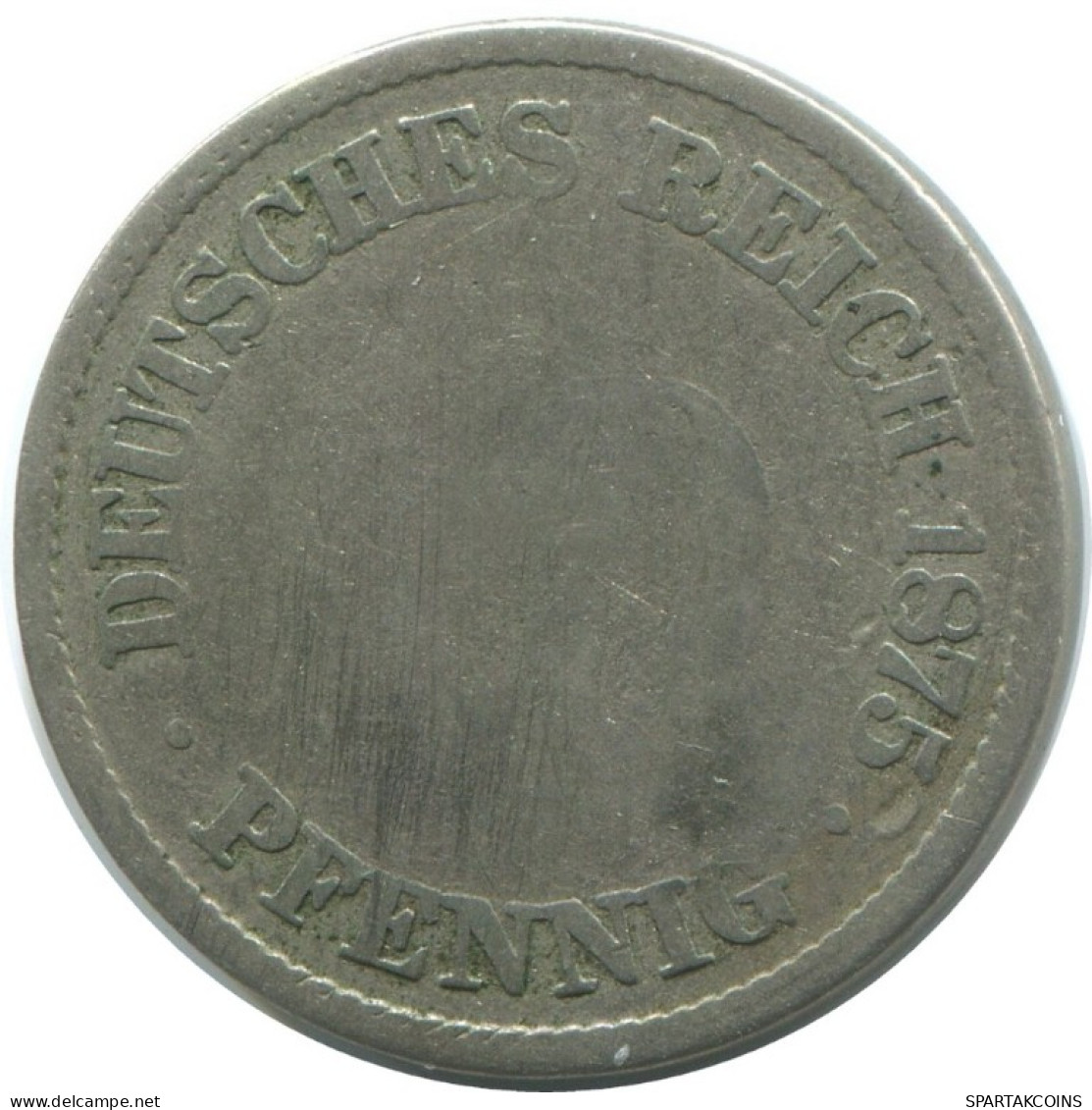 10 PFENNIG 1875 A DEUTSCHLAND Münze GERMANY #AE458.D.A - 10 Pfennig