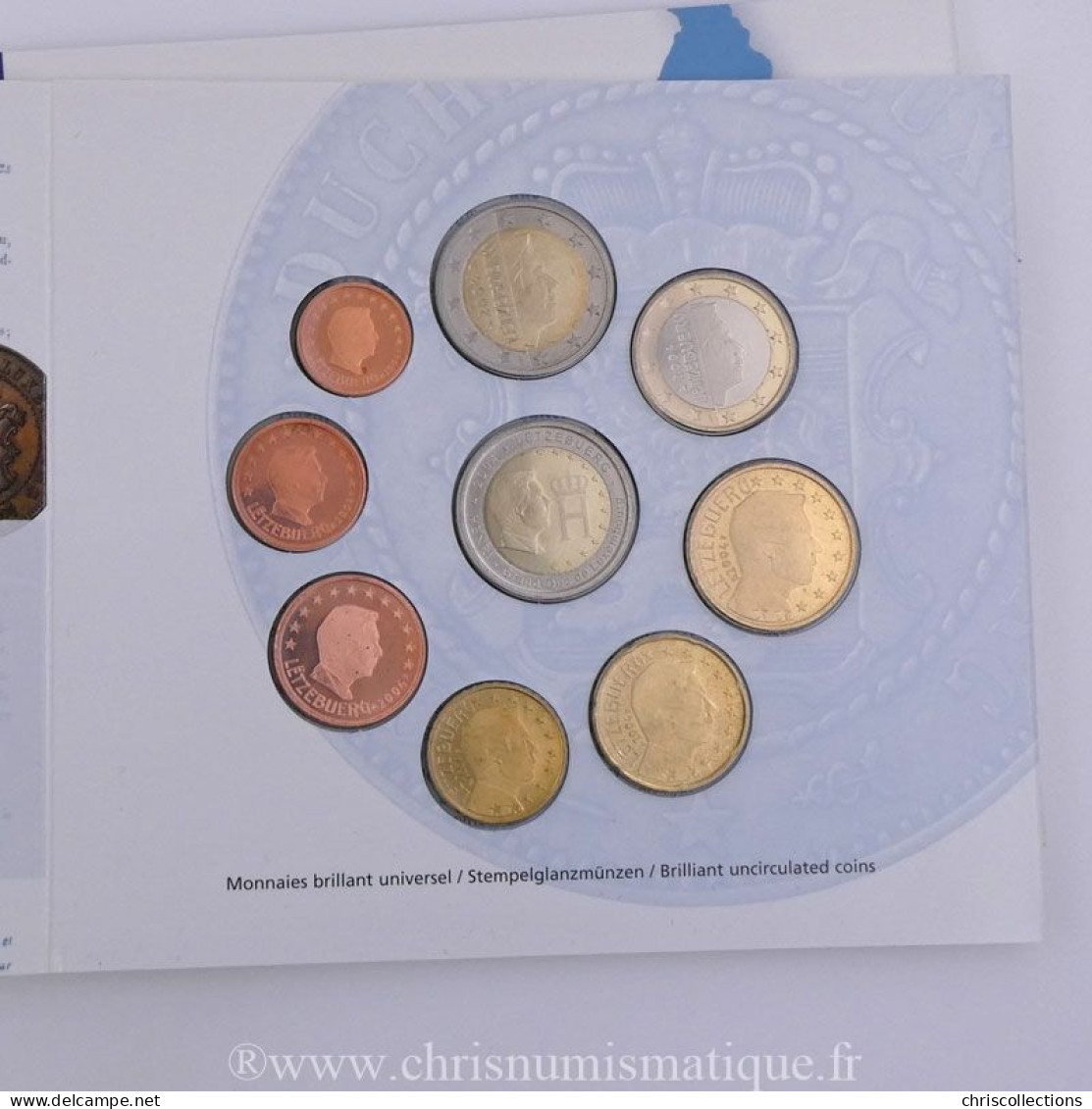 Euro, Luxembourg , Coffret BU 2004 - Lussemburgo