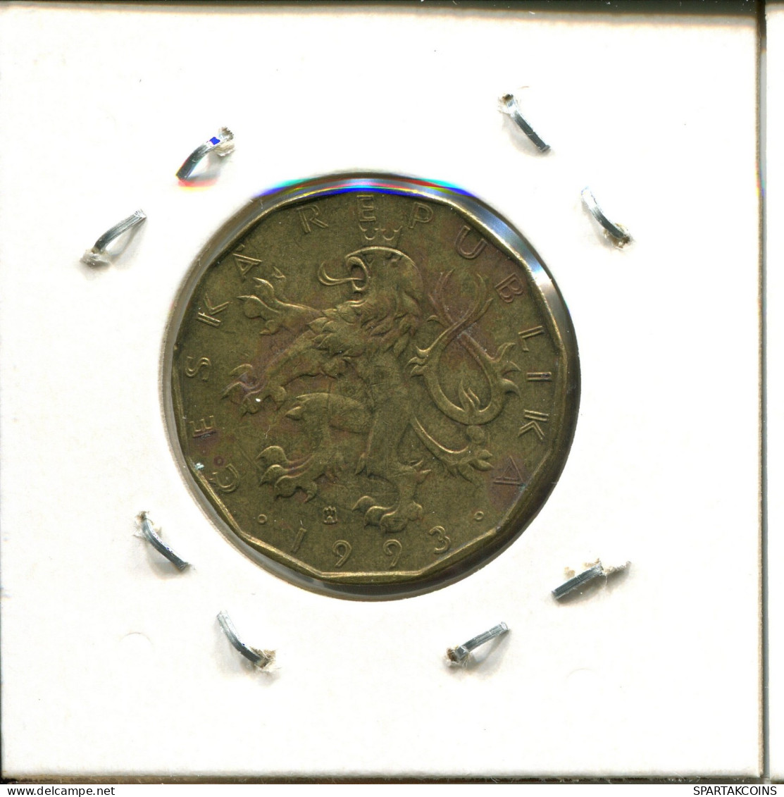 20 KORUN 1993 REPÚBLICA CHECA CZECH REPUBLIC Moneda #AW309.E.A - Tchéquie