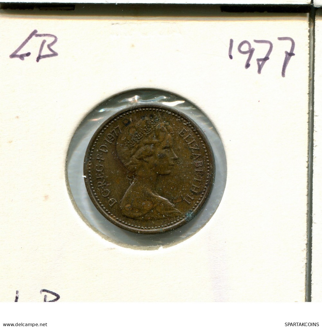 NEW PENNY 1977 UK GBAN BRETAÑA GREAT BRITAIN Moneda #AU804.E.A - 1 Penny & 1 New Penny