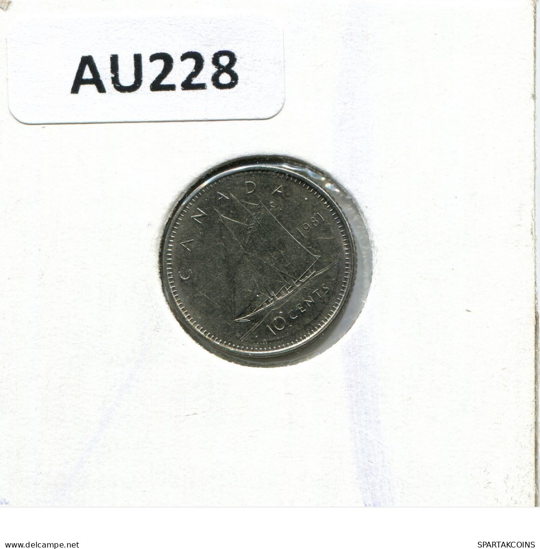 10 CENT 1981 KANADA CANADA Münze #AU228.D.A - Canada