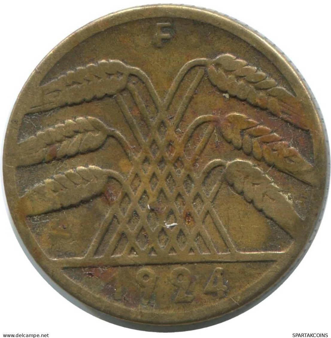 10 RENTENPFENNIG 1924 F ALLEMAGNE Pièce GERMANY #AE362.F.A - 10 Rentenpfennig & 10 Reichspfennig