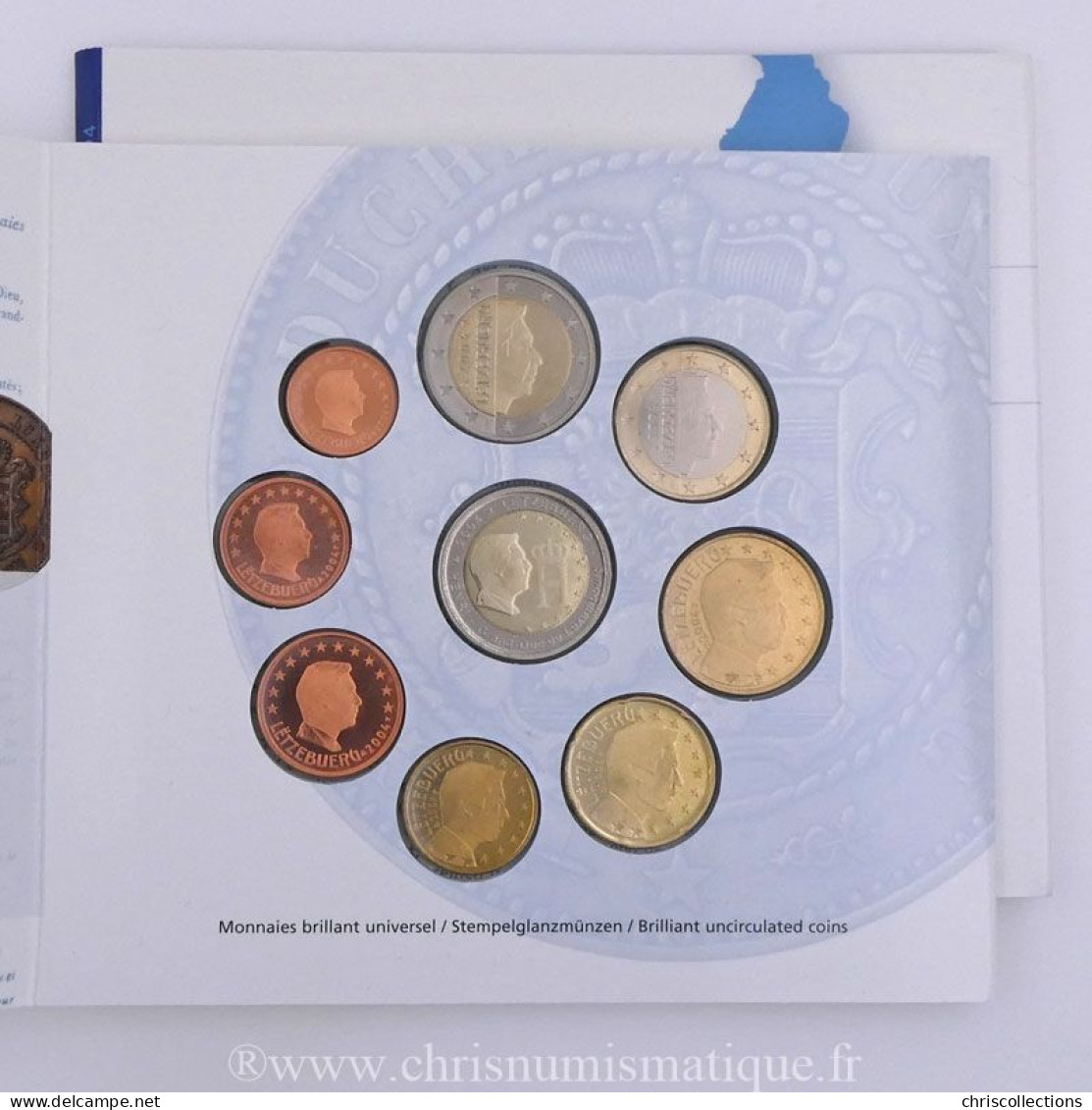 Euro, Luxembourg, Coffret BU 2004 - Luxembourg